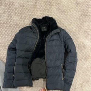 Zara Basics Quilted Winter Coat- Medium